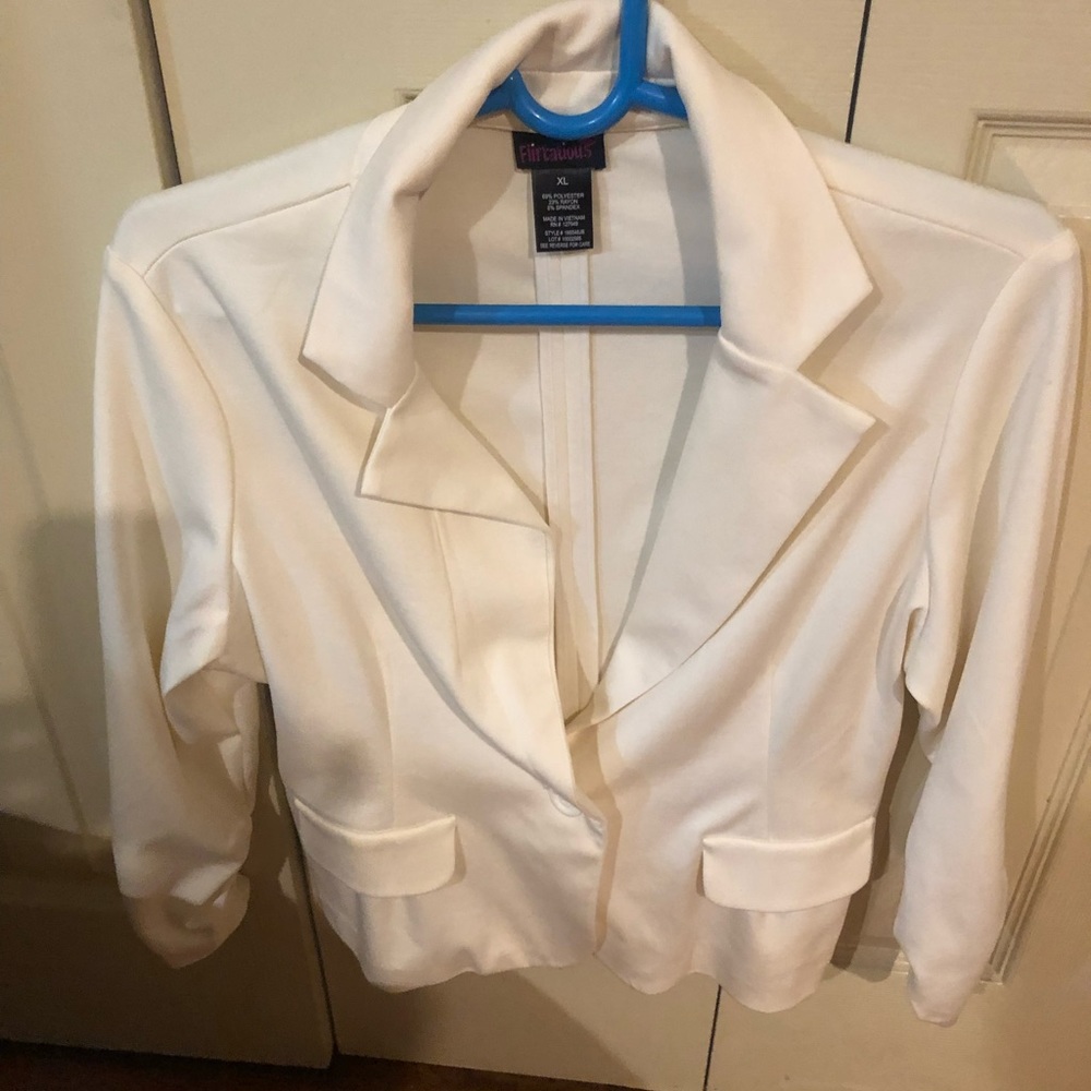White blazer